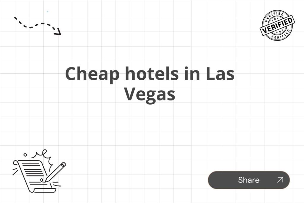 Cheap hotels in Las Vegas